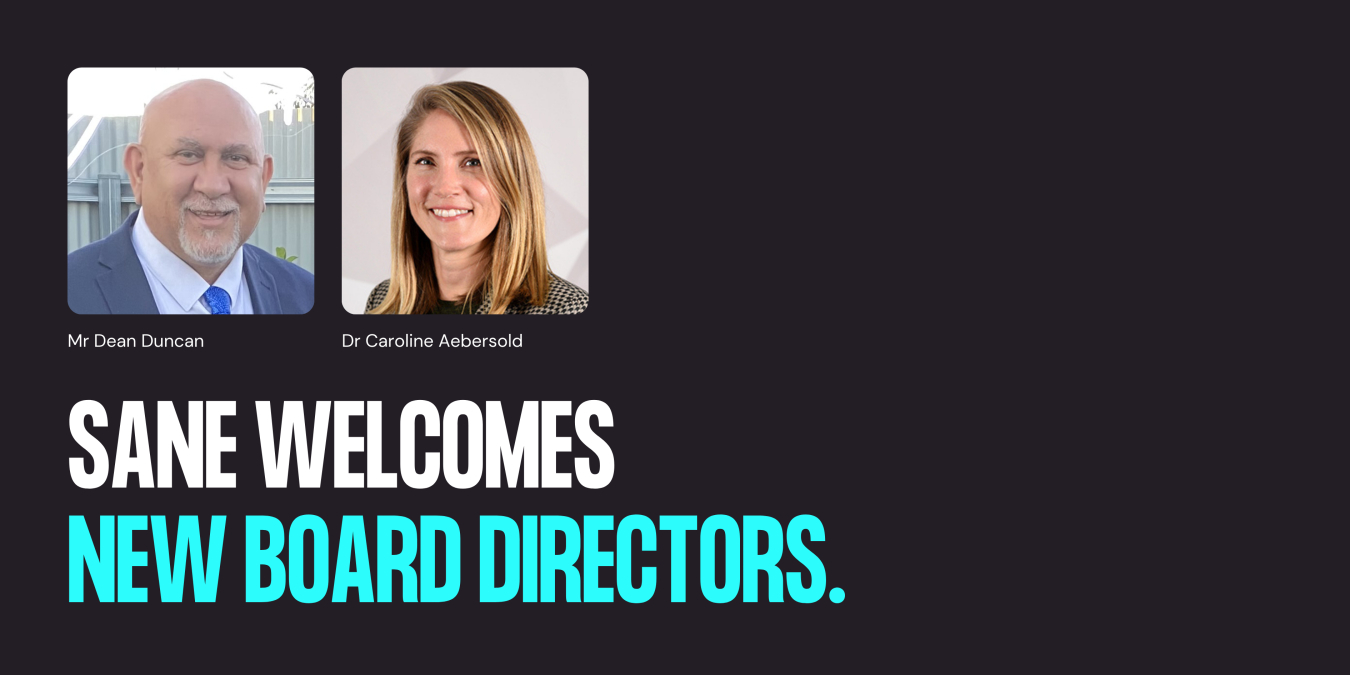 SANE welcomes new Board Directors
