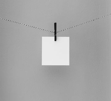 Card on a string