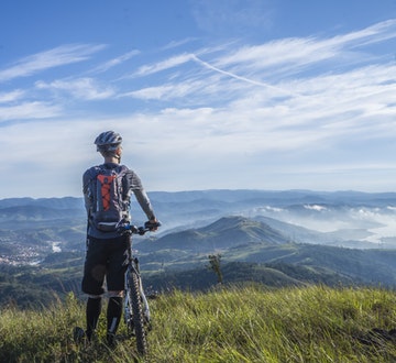 Mountain bike rider