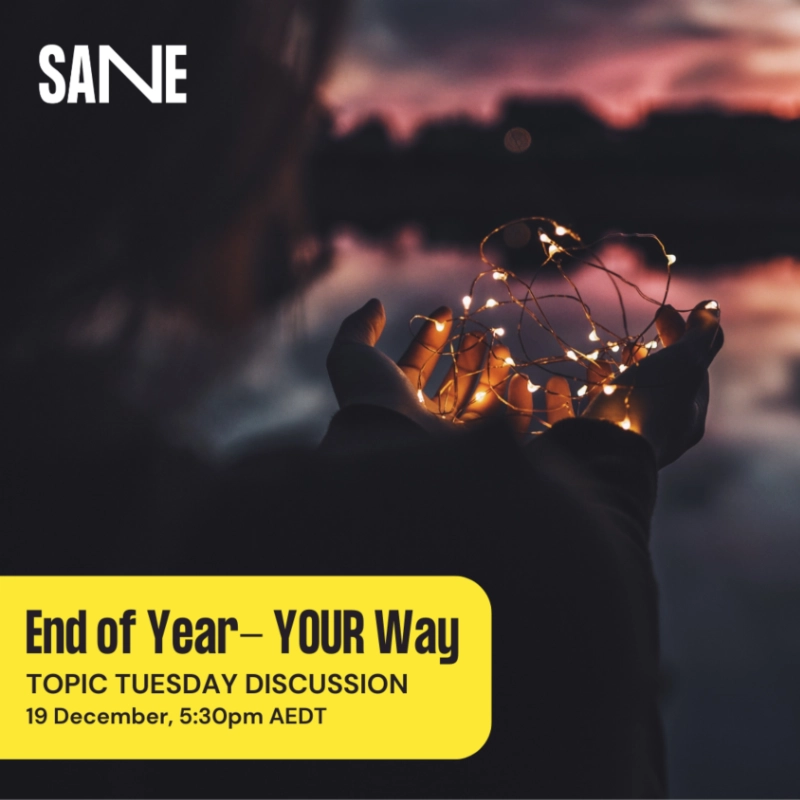 Topic Tuesday // End Of Year, YOUR Way // Tuesday 19th December 2023 5:30-7PM AEDT